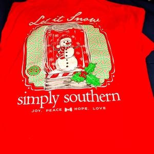 Simply southern Christmas shirt large